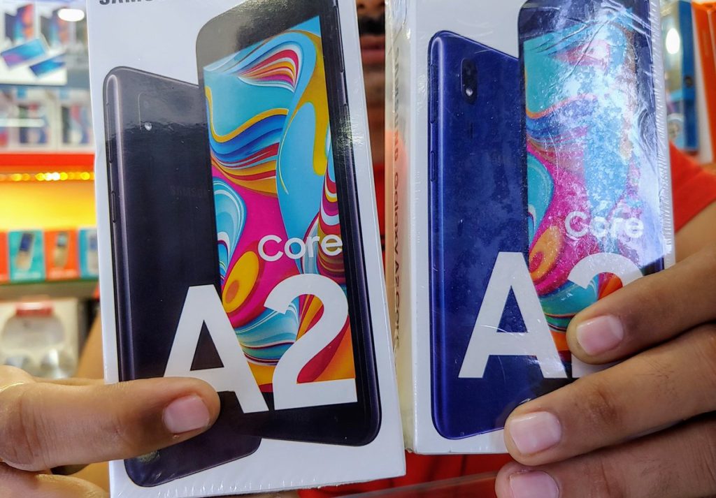 samsung galaxy a2 core processor